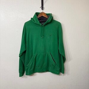 Green with black check Nike hoodie tagged size large